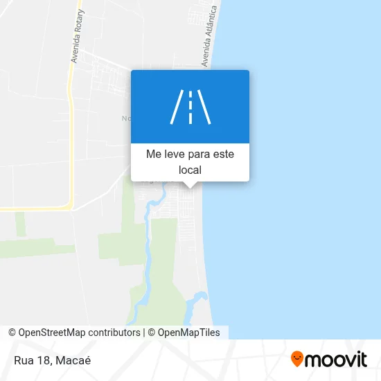 Rua 18 mapa