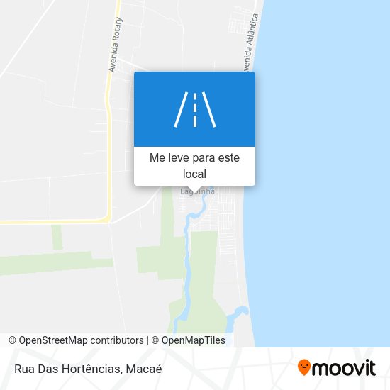 Rua Das Hortências mapa