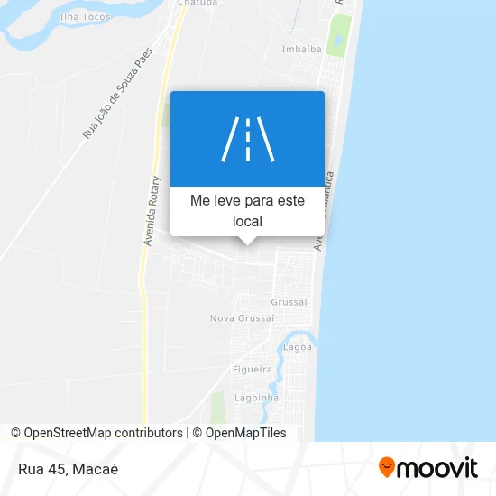 Rua 45 mapa