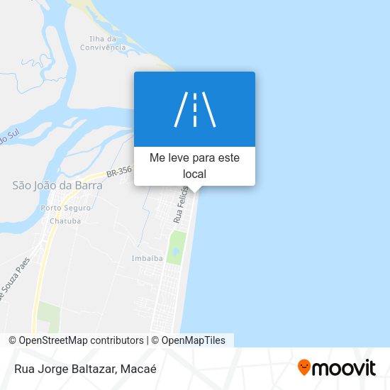 Rua Jorge Baltazar mapa
