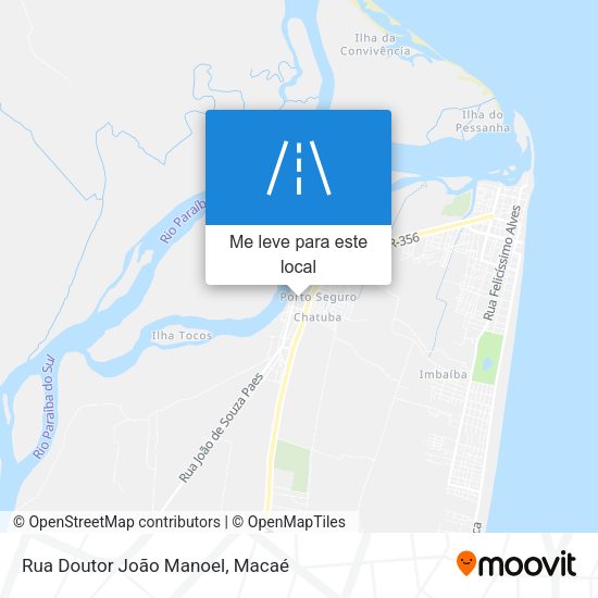 Rua Doutor João Manoel mapa