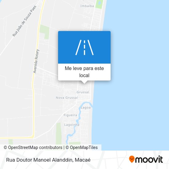 Rua Doutor Manoel Alanddin mapa