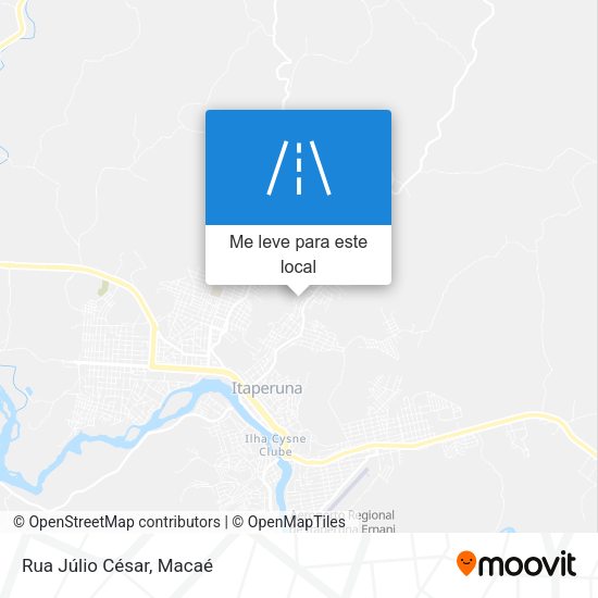 Rua Júlio César mapa