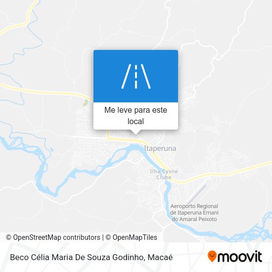 Beco Célia Maria De Souza Godinho mapa