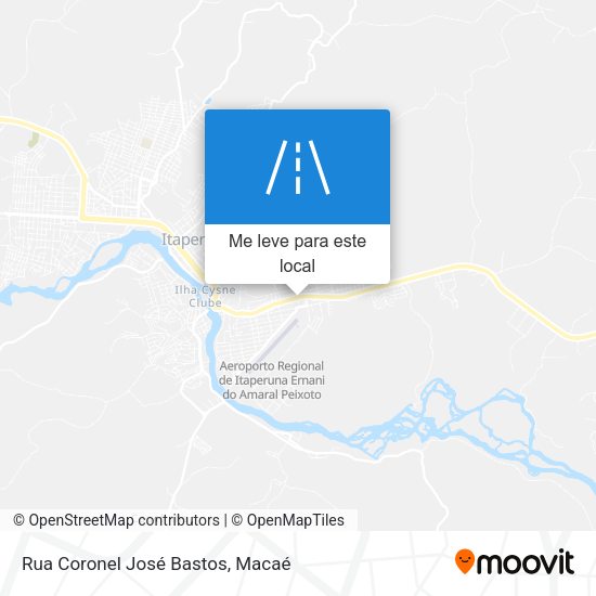 Rua Coronel José Bastos mapa