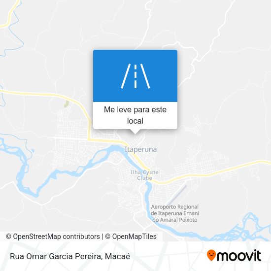 Rua Omar Garcia Pereira mapa