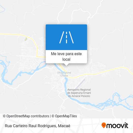 Rua Carteiro Raul Rodrigues mapa