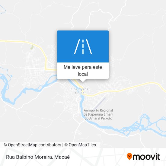 Rua Balbino Moreira mapa