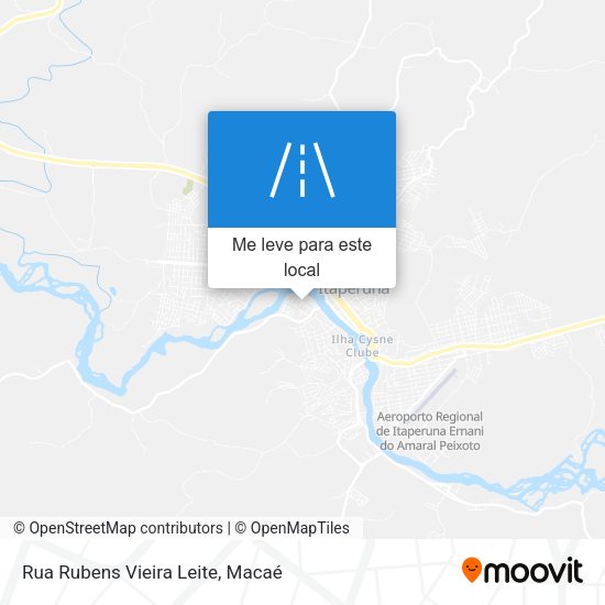 Rua Rubens Vieira Leite mapa