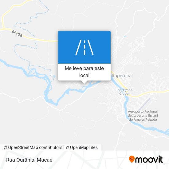 Rua Ourânia mapa