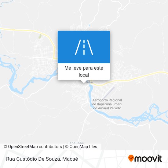 Rua Custódio De Souza mapa