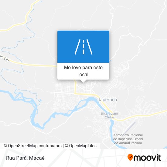 Rua Pará mapa