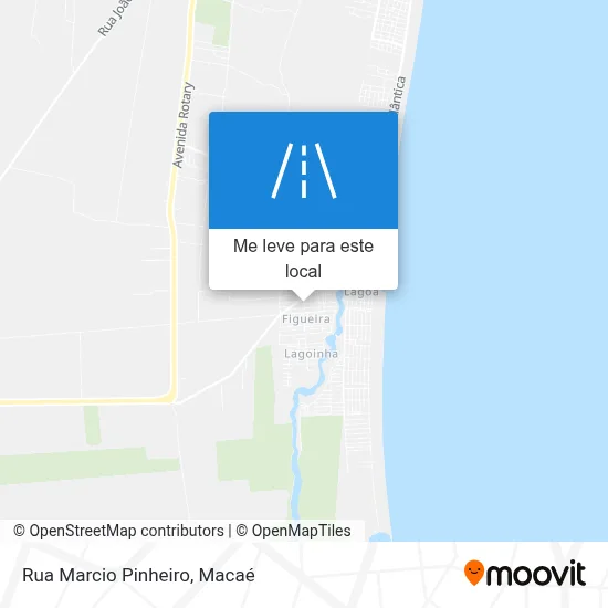 Rua Marcio Pinheiro mapa