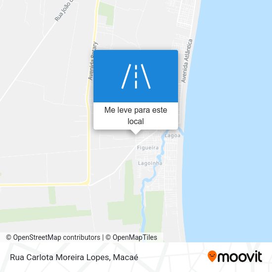 Rua Carlota Moreira Lopes mapa