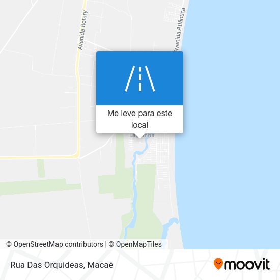 Rua Das Orquideas mapa