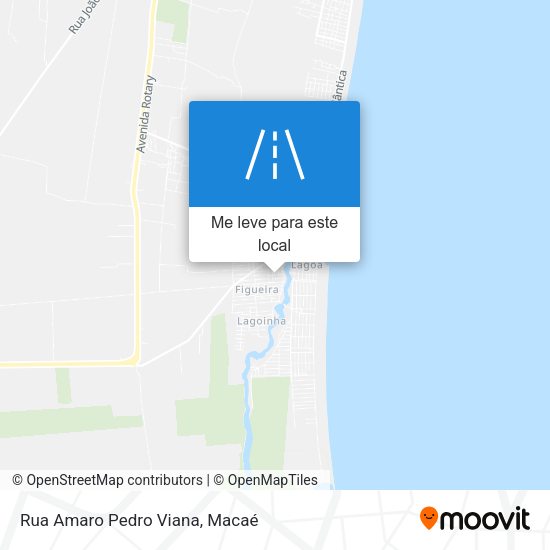 Rua Amaro Pedro Viana mapa