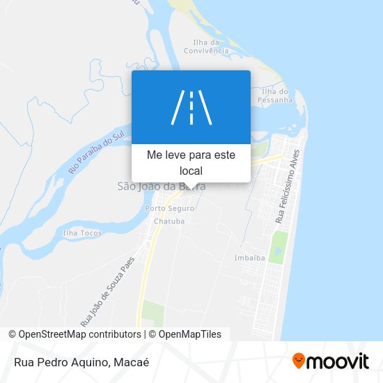 Rua Pedro Aquino mapa