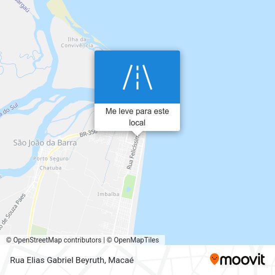 Rua Elias Gabriel Beyruth mapa