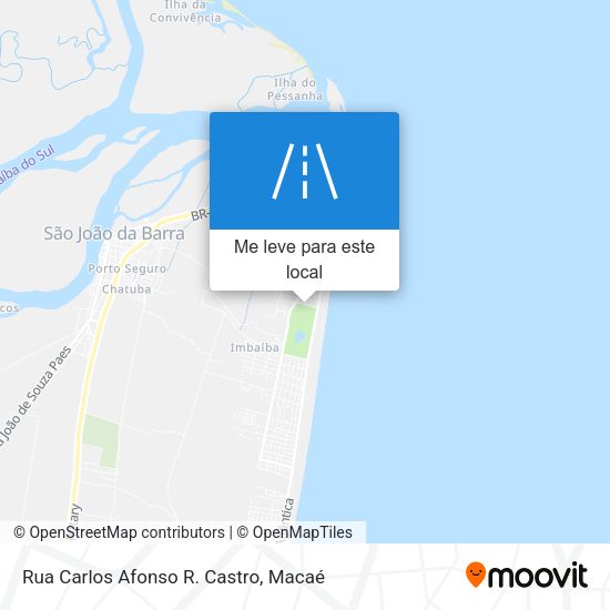 Rua Carlos Afonso R. Castro mapa