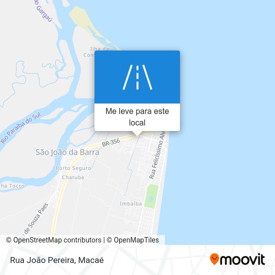 Rua João Pereira mapa