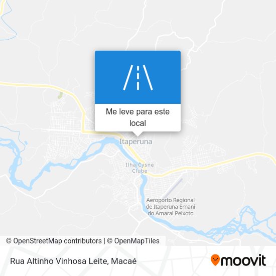 Rua Altinho Vinhosa Leite mapa
