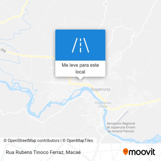 Rua Rubens Tinoco Ferraz mapa