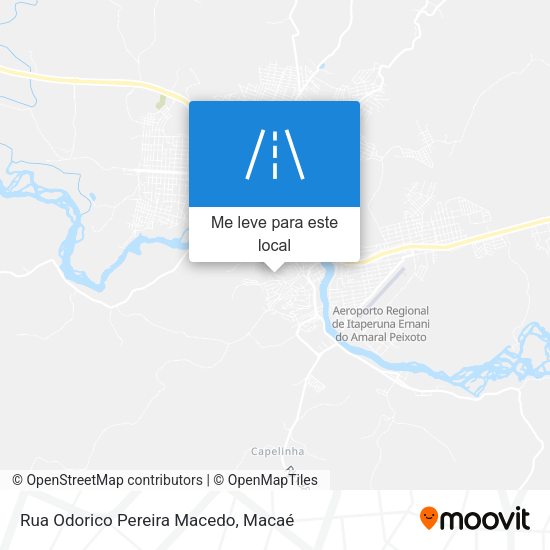 Rua Odorico Pereira Macedo mapa