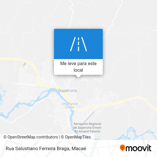 Rua Salustiano Ferreira Braga mapa