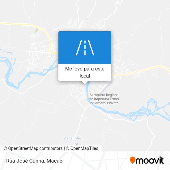 Rua José Cunha mapa