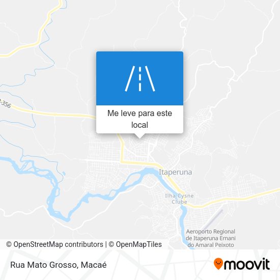 Rua Mato Grosso mapa
