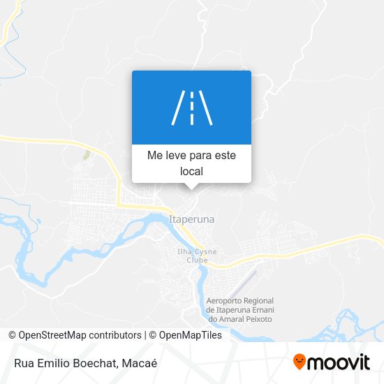 Rua Emilio Boechat mapa