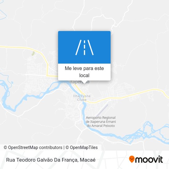 Rua Teodoro Galvão Da França mapa