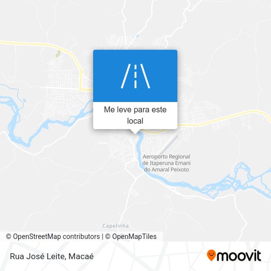Rua José Leite mapa