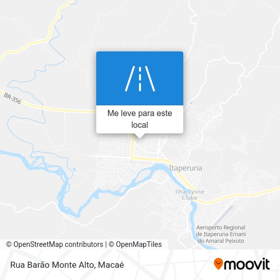 Rua Barão Monte Alto mapa