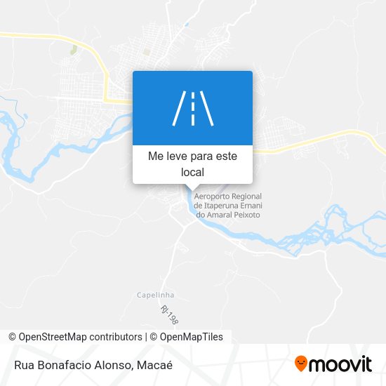 Rua Bonafacio Alonso mapa