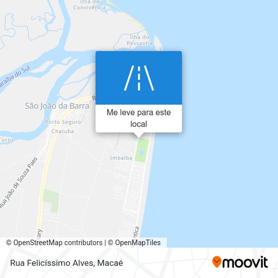 Rua Felicíssimo Alves mapa