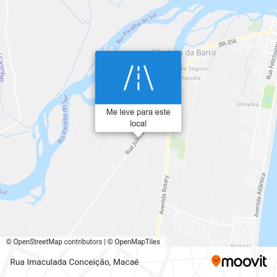 Rua Imaculada Conceição mapa