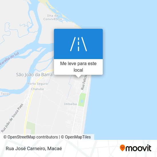 Rua José Carneiro mapa