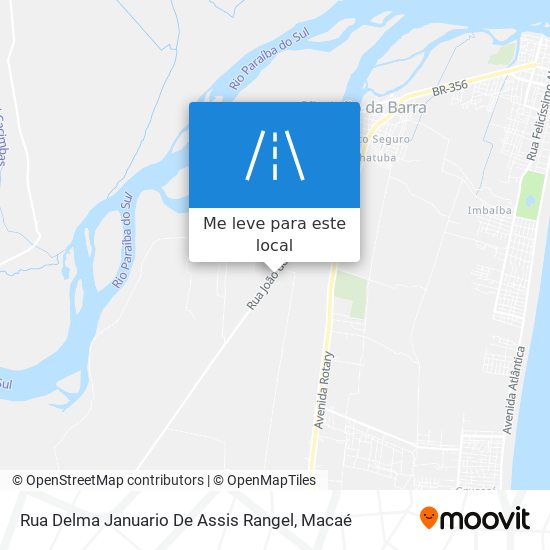 Rua Delma Januario De Assis Rangel mapa