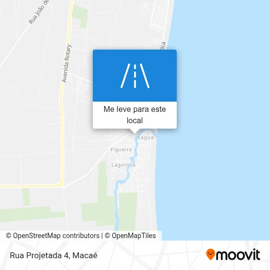 Rua Projetada 4 mapa