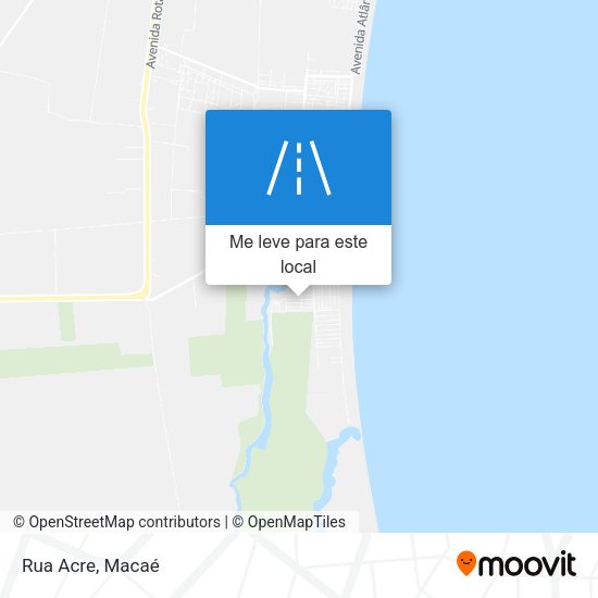 Rua Acre mapa