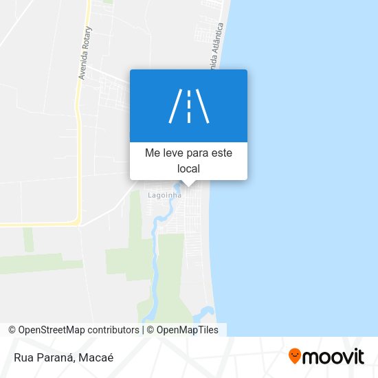 Rua Paraná mapa