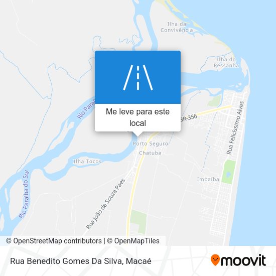 Rua Benedito Gomes Da Silva mapa