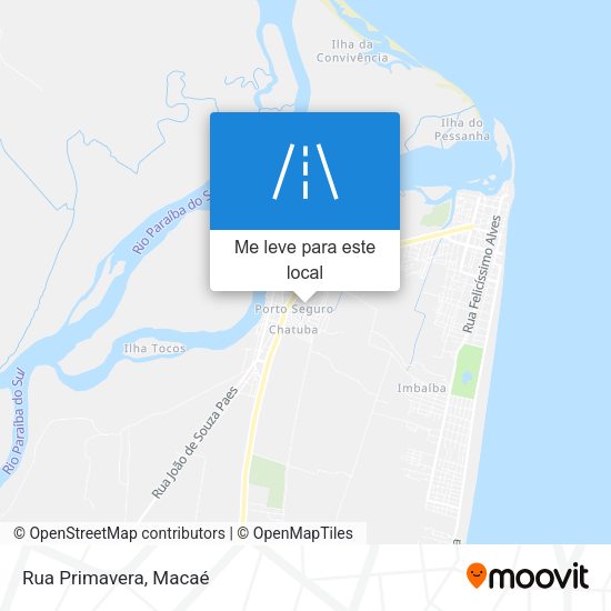 Rua Primavera mapa