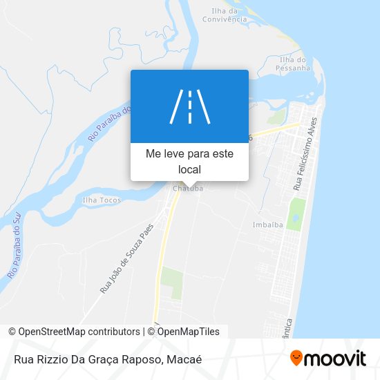 Rua Rizzio Da Graça Raposo mapa