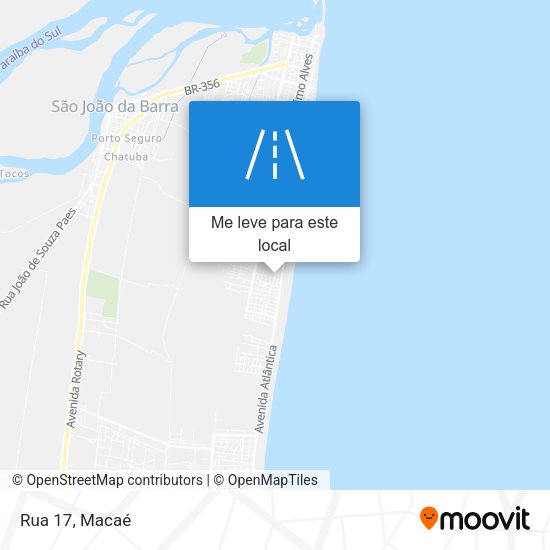 Rua 17 mapa