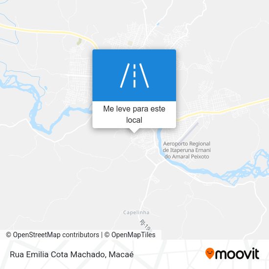 Rua Emilia Cota Machado mapa