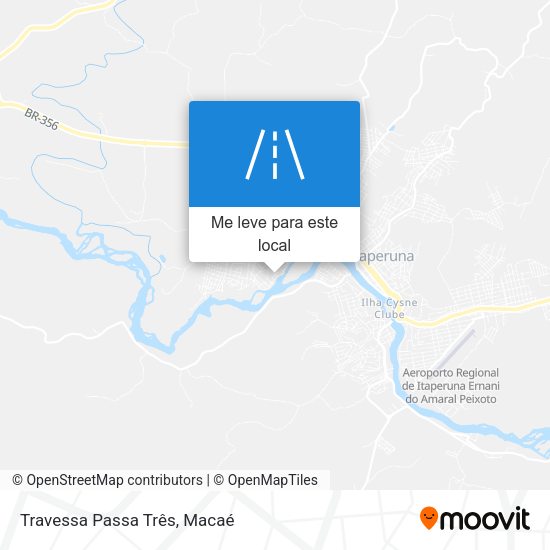 Travessa Passa Três mapa