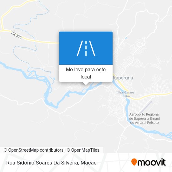 Rua Sidônio Soares Da Silveira mapa