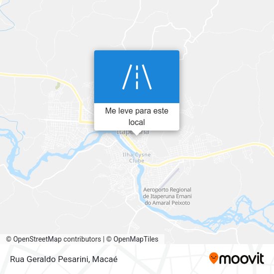Rua Geraldo Pesarini mapa